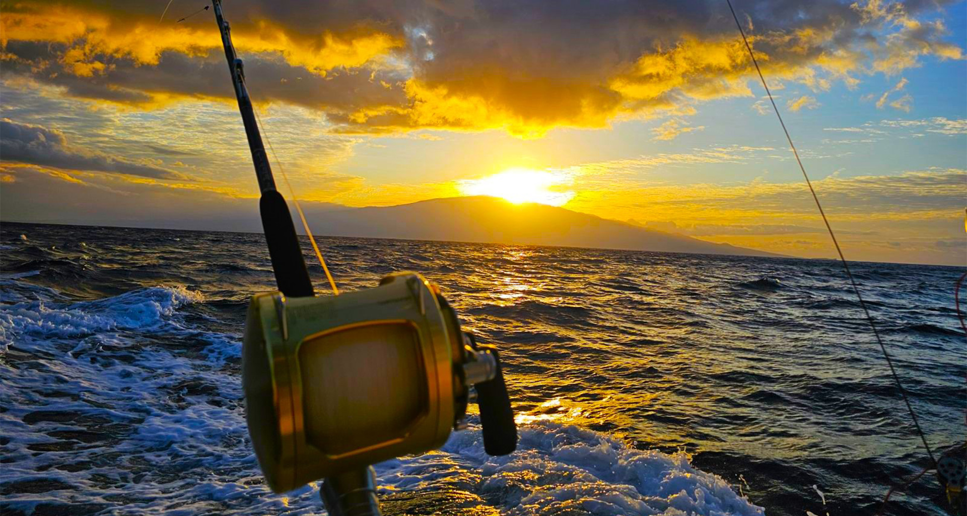 Maui Sportfishing Sunset